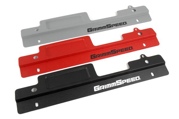 GrimmSpeed 05-09 Subaru Legacy/Outback Radiator Shroud w/Tool Tray - Textured Red