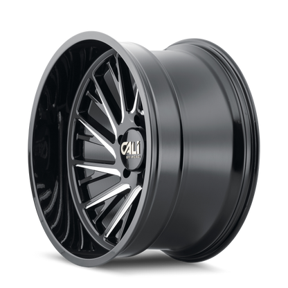 Cali Off-Road 9114 Purge 20x10 / 8x170 BP / -25mm Offset / 125.2mm Hub Gloss Black Milled Wheel
