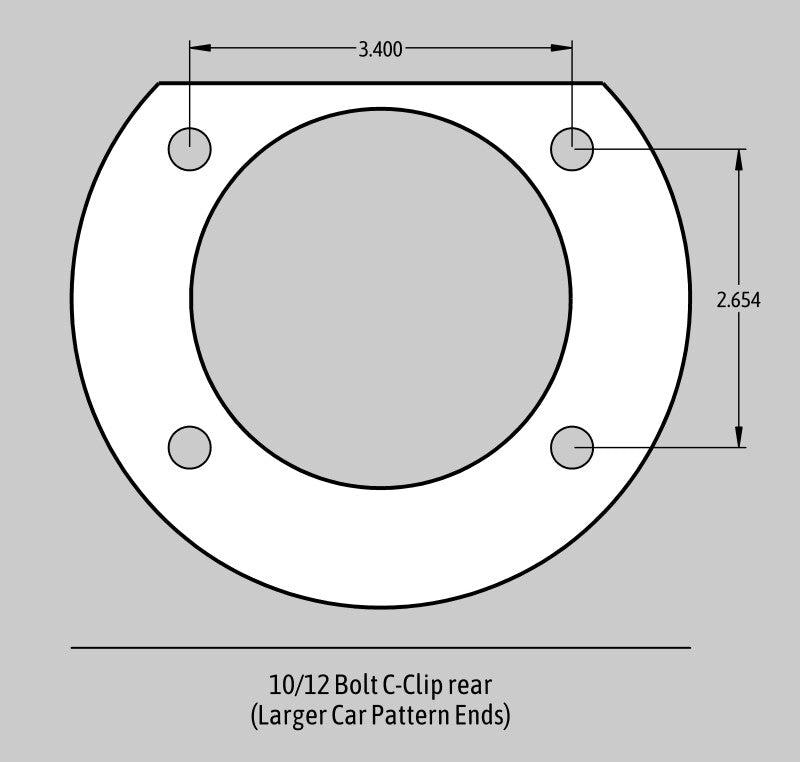 Baer Brakes 65-70 Chevrolet Biscayne 12in SS4 Rear SDZ Brake Kit - Red