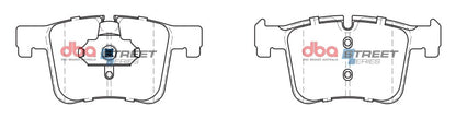 DBA 14-16 BMW 228i (312mm Front Rotor) Street Series Front Brake Pads