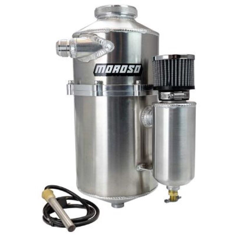 Moroso Drag Race 2 Pc 60/40 Split 16.5in Tall 7in Dia 7qt Dry Sump Tank