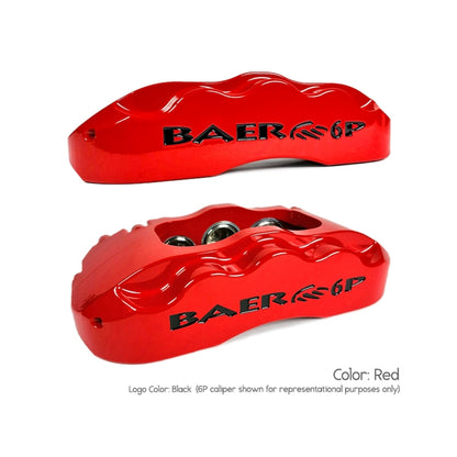 Baer Brakes 55-57 Chevrolet One-Fifty Series STD Studs 14in Pro+ Front SDZ Brake Kit - Red