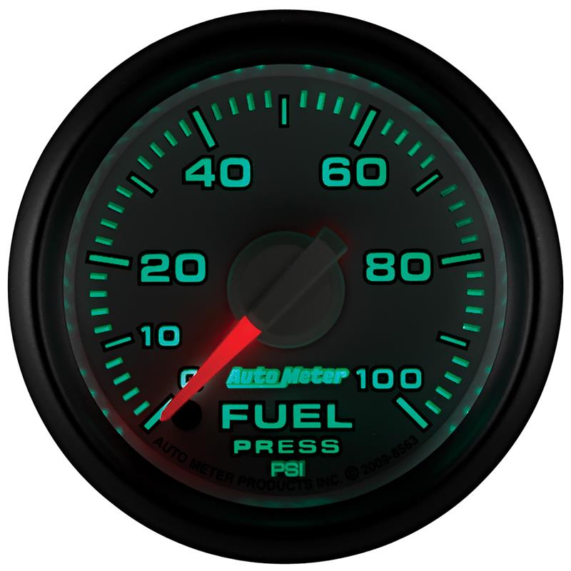 Autometer Factory Match 52.4mm Full Sweep Electronic 0-100 PSI Fuel Pressure Gauge Dodge