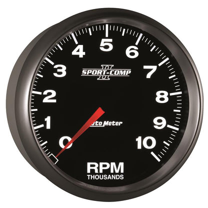 Autometer Sport-Comp II 5 inch 0-10000 RPM In Dash Tachometer