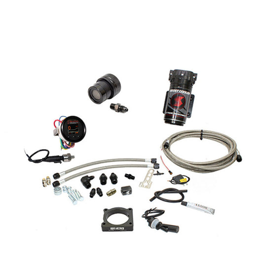 Snow Performance 08-15 Evo Stg 2 Boost Cooler Water Inj. Kit (SS Braided Line/4AN Fittings) w/o Tank