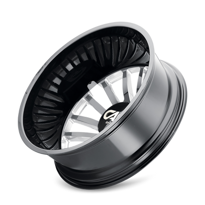 Cali Off-Road 9110D Summit Dually 22x8.25 / 8x210 BP / -232mm OS / 154.2mm Hub Gls Blk Mill Wheel