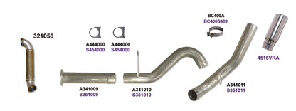 Diamond Eye Performance Diamond Eye KIT 4in DPF-BACK Single w/ TDP SS 07.5-10 Chevy/GMC 6.6L Duramax 2500/3500