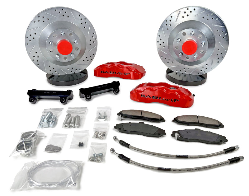Baer Brakes 62-69 Ford Fairlane 13in Pro Front SDZ Brake Kit - Red