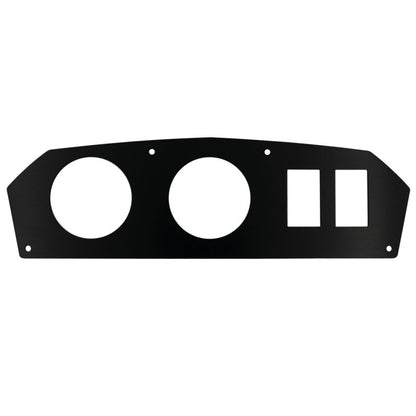 Autometer CAN-AM 12-18 Maverick / 10-20 2 Gauge and 2 Switch Dash Panel (Fits 2-1/16in Gauges)