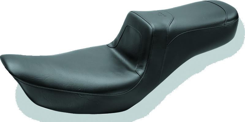 Mustang Motorcycle Mustang 06-17 Harley Dyna Squareback 1PC Seat - Black