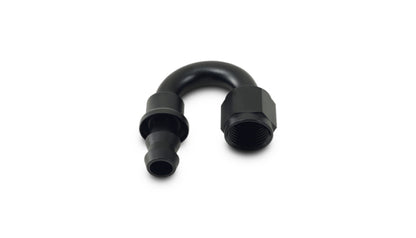 Vibrant -8AN Push-On 180 Deg Hose End Fitting - Aluminum