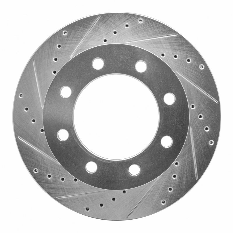 R1 Concepts R1 05-12 Ford F-250 4WD (Super Duty) Front Left Drilled & Slotted Silver Brake Rotor