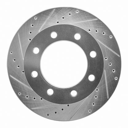 R1 Concepts R1 05-12 Ford F-250 4WD (Super Duty) Front Left Drilled & Slotted Silver Brake Rotor
