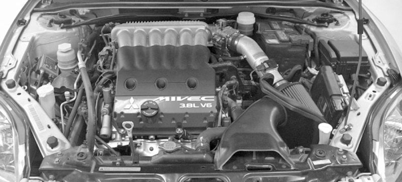 K&N Engineering K&N 06 Eclipse GT 3.8L V6 Red Typhoon Short Ram Intake