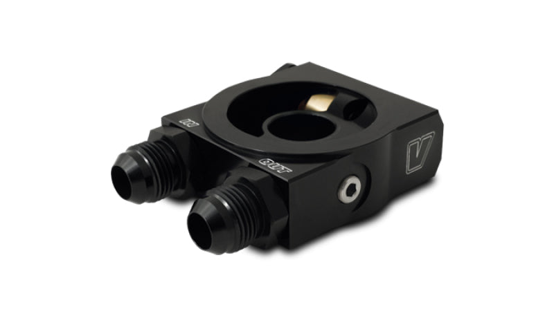 Vibrant Thermostatic Oil Cooler Sandwich Adapter w/Thermostat