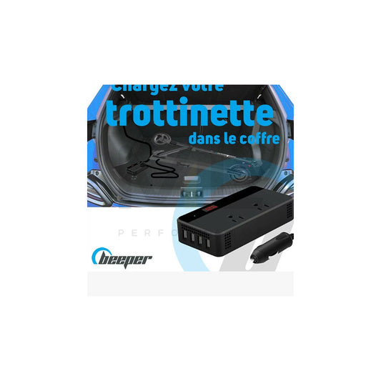 BEEPER ME133 Inverter 200W, with cigarette lighter plug