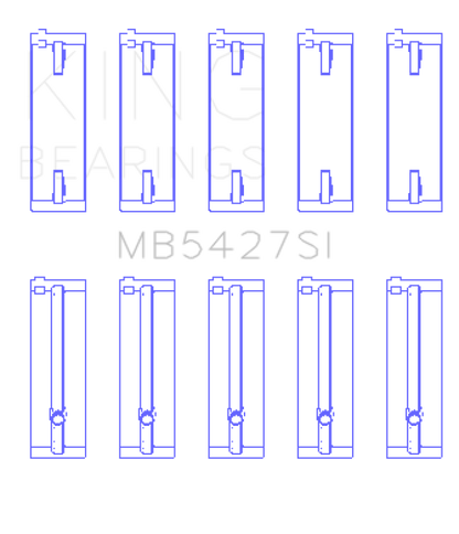 King Engine Bearings Honda L13A4/L15A (Size +0.75mm) Main Bearing Set