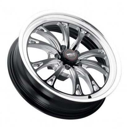 Weld S1578C045N23 Belmont Drag S157 Wheel 18x5 5x112 ET-23 BS2.1 Gloss Black MIL - DIA