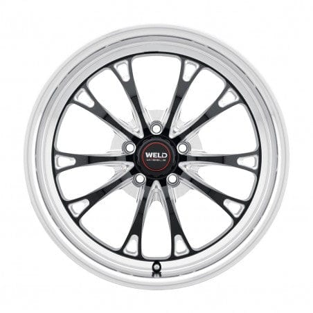 Weld S1578C045N23 Belmont Drag S157 Wheel 18x5 5x112 ET-23 BS2.1 Gloss Black MIL - DIA