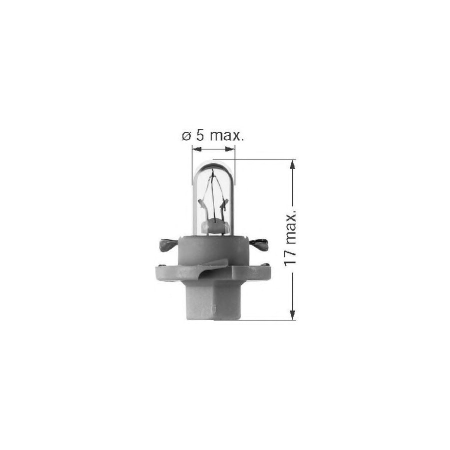 Beru 712017 Dashboard Bulb