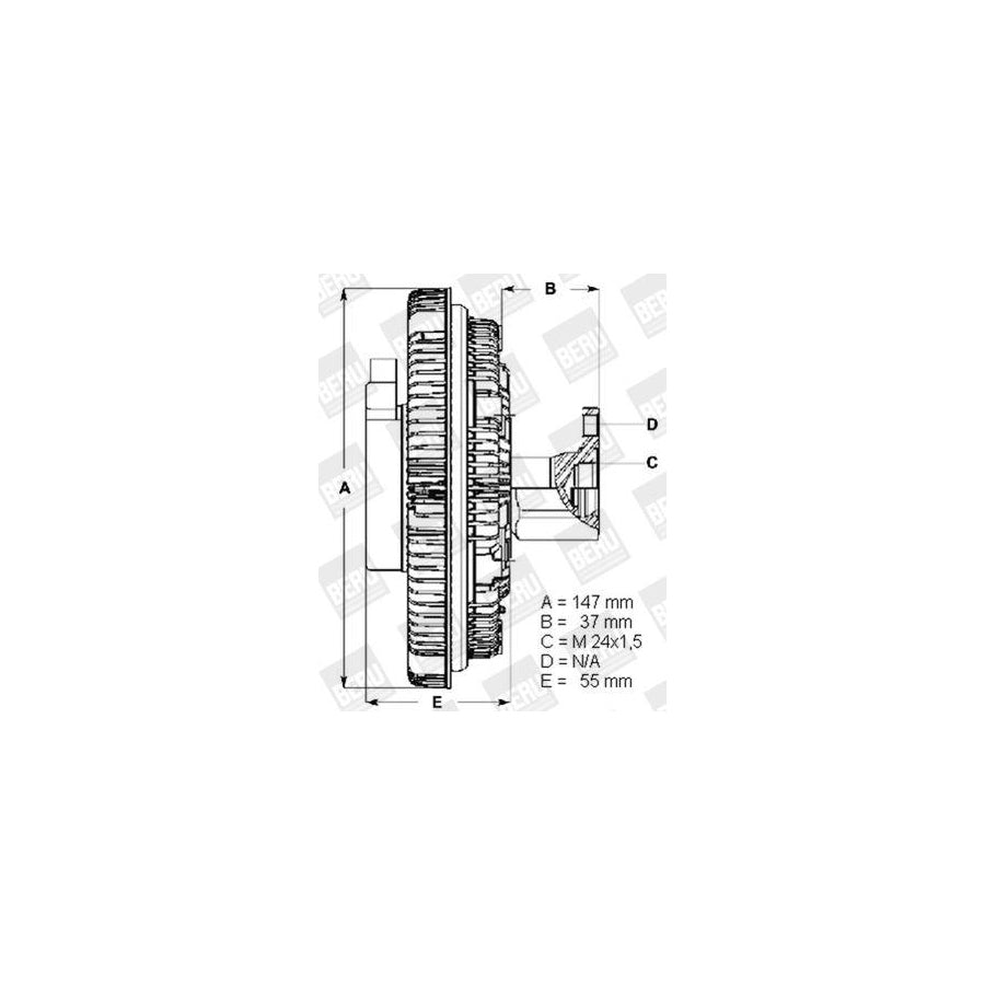 Beru Lk002 Fan Clutch