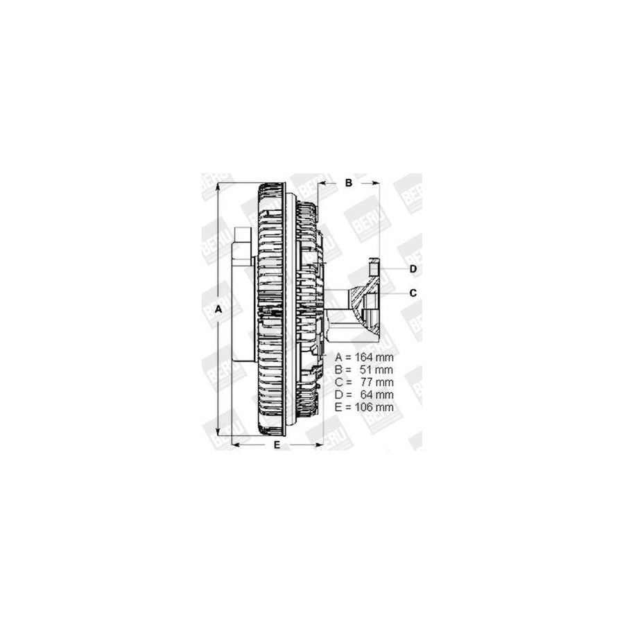 Beru Lk021 Fan Clutch