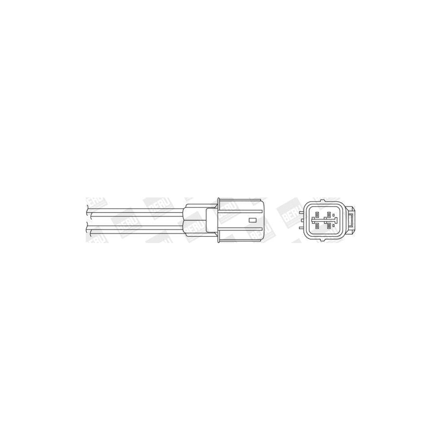 Beru Oph031 Lambda Sensor for Honda Jazz Hatchback (Gd, Ge3, Ge2)