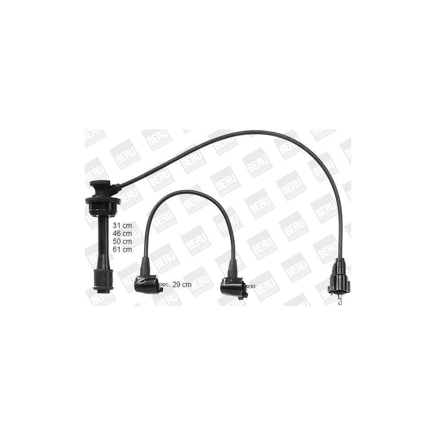 Beru Zef1085 Ignition Cable Kit for Toyota Celica V Coupe (T180)