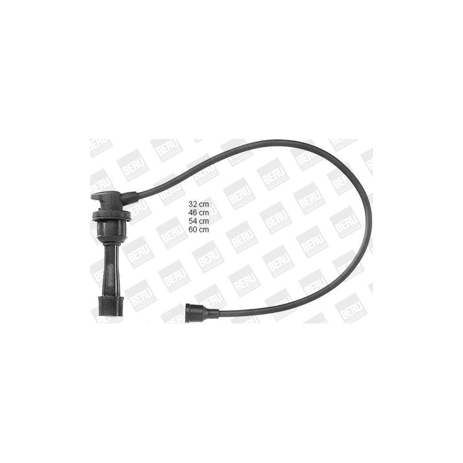 Beru Zef879 Ignition Cable Kit for Mitsubishi Eclipse II Coupe (D32A)