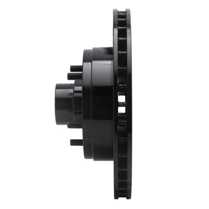 R1 Concepts R1 91-96 Buick COMMERCIAL CHASSIS Front Left Drilled & Slotted Black Brake Rotor