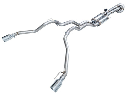 AWE Tuning AWE 2024+ Ford Ranger Raptor 3.0L Switchpath Cat-Back Exhaust - Chrome Silver Tips