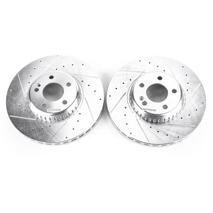 PowerStop Power Stop 15-18 Mercedes-Benz C300 Front Evolution Drilled & Slotted Rotors - Pair