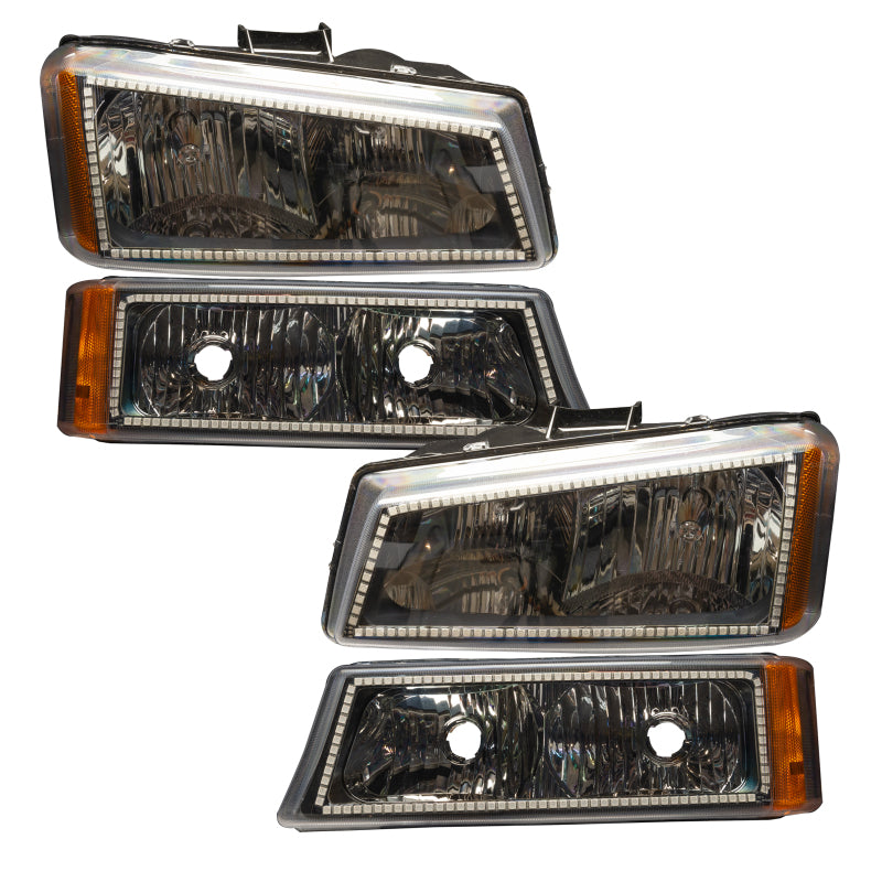 ORACLE Lighting Oracle 03-06 Chevy Silverado Pre-Assembled Headlights w/ Parking Lights - ColorSHIFT
