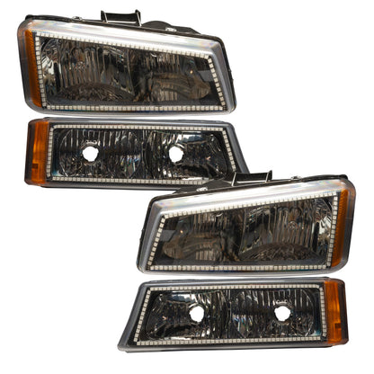 ORACLE Lighting Oracle 03-06 Chevy Silverado Pre-Assembled Headlights w/ Parking Lights - w/o Controller