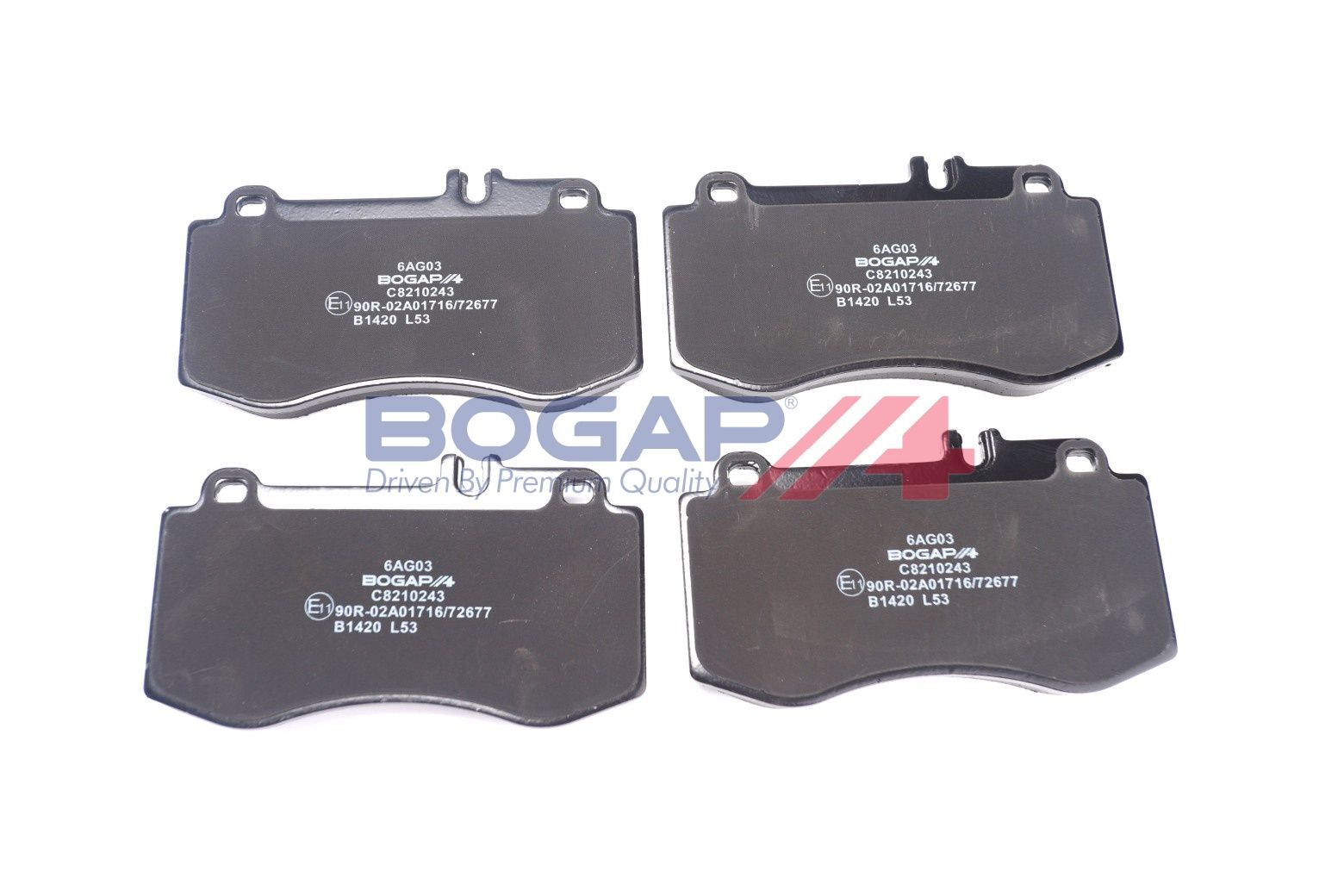 BOGAP C8210243 Brake Pad Set, Disc Brake