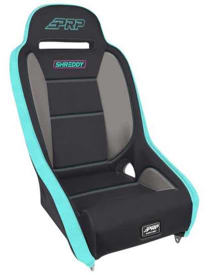 PRP Seats PRP Shreddy Comp Elite Suspension Seat - Grey/Teal