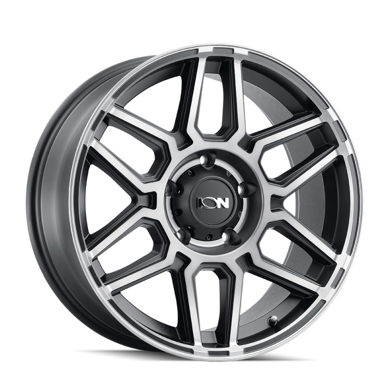 ION Wheels ION Type 146 20x9 / 6x139.7 BP / 18mm Offset / 106mm Hub Matte Black W/Machined Dart Tint Wheel