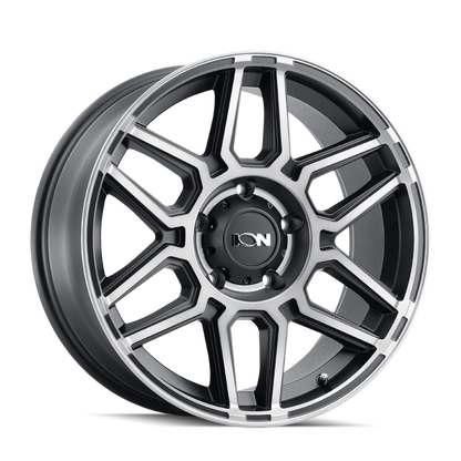 ION Wheels ION Type 146 20x9 / 6x139.7 BP / 0mm Offset / 106mm Hub Matte Black W/Machined Dart Tint Wheel