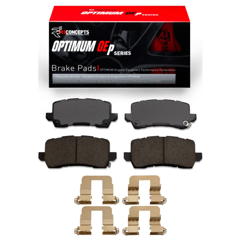 R1 Concepts R1 2017-2025 Acura MDX Rear R1 Optimum OE Pads & Hardware Kit