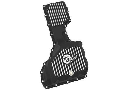 aFe 20-25 GM Diesel V8-6.6L L5P Engine Oil Pan w/ Machined Fins
