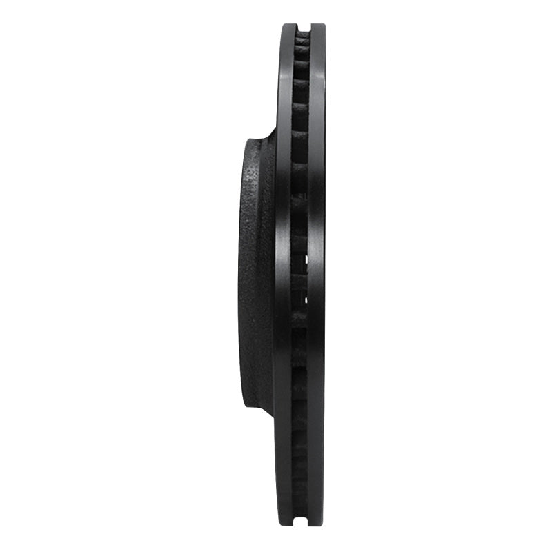 R1 Concepts R1 87-93 Saab 900 Front Right Drilled & Slotted Black Brake Rotor