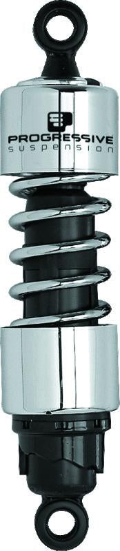 Progressive Harley-Davidson 412 Series Shocks 14.2in - Chrome