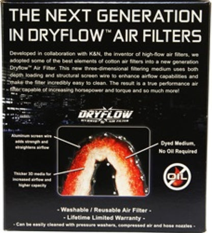 AEM Induction AEM Dryflow Air Filter Conical 5.5in Base OD x 4.75in Top OD x 5in Height