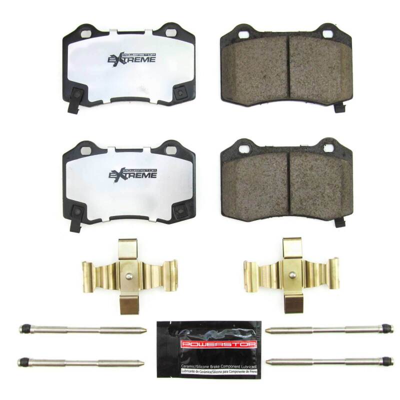 PowerStop Power Stop 18-21 Jeep Grand Cherokee Rear Z26 Extreme Street Brake Pads w/Hardware