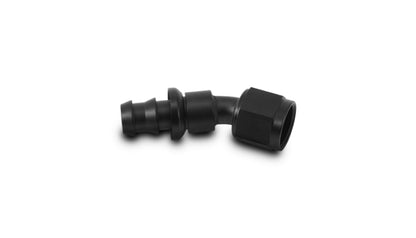 Vibrant Push-On 30 Degree Hose End Elbow Fitting Size -10AN
