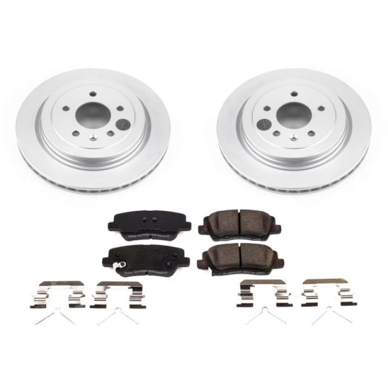 PowerStop Power Stop 16-18 Cadillac ATS Rear Z17 Evolution Geomet Coated Brake Kit