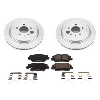PowerStop Power Stop 16-18 Cadillac ATS Rear Z17 Evolution Geomet Coated Brake Kit