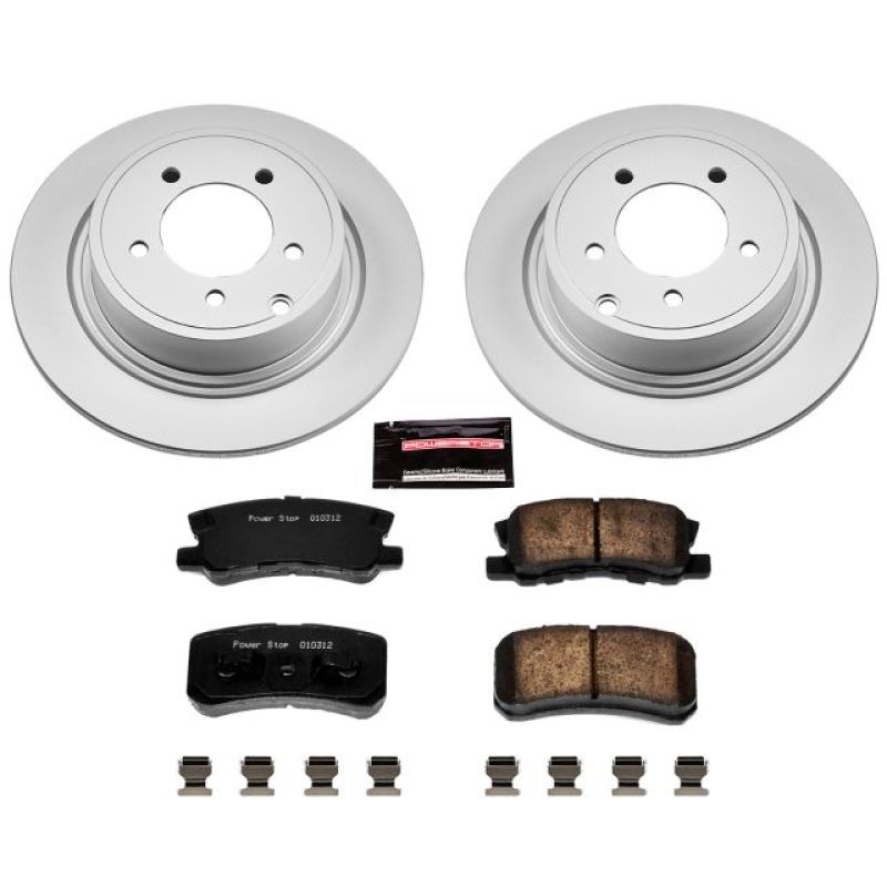 PowerStop Power Stop 11-14 Chrysler 200 Rear Z17 Evolution Geomet Coated Brake Kit