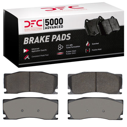 DFC 08-09 Jaguar XKR Front 5000 Advanced Low Metallic Brake Pads