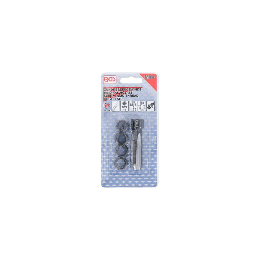 Bgs 152 Thread Cutter Tool Set, Spark Plug